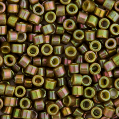 5 g No:366 Miyuki Delica 11/0 Boncuk DB0133 Opak Parlak Yeşil İRİS