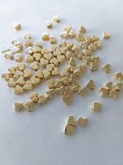 (5 adet) Lak Kaplama Kalp Model Bileklik Kolye Halhal Ara Aparatı