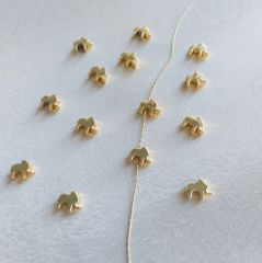 (5 adet) Altın Kaplama Fil Model Bileklik Kolye Halhal Ara Aparatı