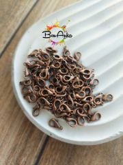 (1 adet) 10x6 mm, Bakır Kaplama, 501 Papağan Kilit