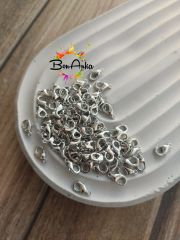 (1 adet) 10x6 mm, Nikel Kaplama, 501 Papağan Kilit