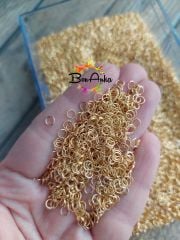 (1 Gram ~ 50 adet) 4 mm, Ham Pirinç, Halka