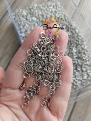 (1 Gram ~ 16 adet) 5 mm, Nikel Kaplama, Halka