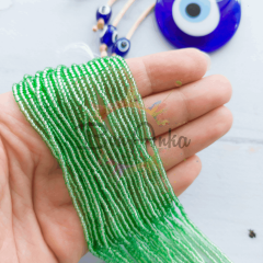 Preciosa 11/0 Dizi Kum Boncuk (011) Kristal Yeşil