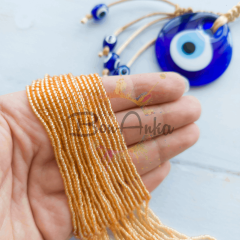 Preciosa 11/0 Dizi Kum Boncuk (014) Kristal Turuncu Ton