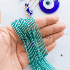 Preciosa 11/0 Dizi Kum Boncuk (015) Kristal Turkuaz