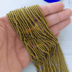 Preciosa 11/0 Dizi Kum Boncuk 01720 Mat Bronz