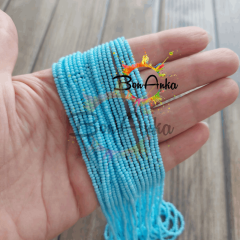 Preciosa 11/0 Dizi Kum Boncuk 03134 Açık Mavi