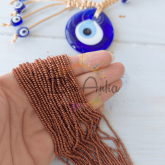 Preciosa 11/0 Dizi Kum Boncuk 01750 Metalik Bakır