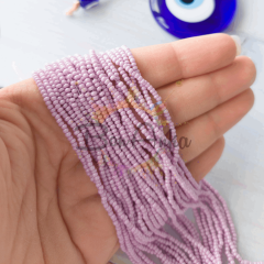 Preciosa 11/0 Dizi Kum Boncuk 46326 Tebeşir Leylak Mor