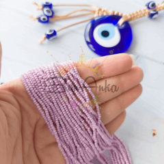 11/0 Preciosa Dizi Kum Boncuk 46326 Mat Leylak Mor 008