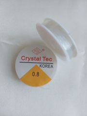 Crystal Tec 0.8 mm Şeffaf Lastikli Misina