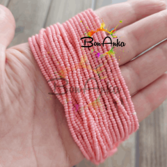 11/0 Preciosa Dizi Kum Boncuk 03191 Mat Pembe 007