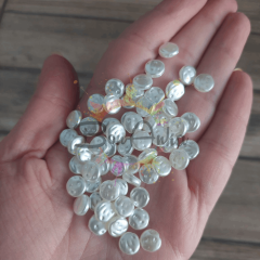 Lüks Krem İnci Boncuk 8x8 mm 25 Gram
