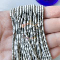 Preciosa 11/0 Dizi Kum Boncuk 18542 Metalik Koyu Gümüş