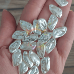 Lüks Krem İnci Boncuk 11x21 mm 25 Gram