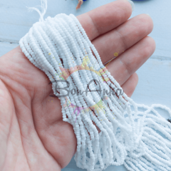 Preciosa 11/0 Dizi Kum Boncuk 03050 Opak Beyaz