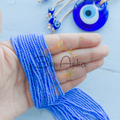 Preciosa 11/0 Dizi Kum Boncuk 33020 (042) Opak Açık Mavi