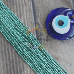 Preciosa 11/0 Dizi Kum Boncuk 18558 Metalik Yeşil