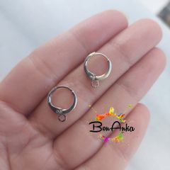 (1 adet) - Mat Parlak Rodyum Kaplama Küpe Aparatı (010)