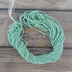 Preciosa 11/0 Dizi Kum Boncuk 03161 Tebeşir Yeşil