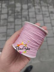 Paraşüt İpliği 1.0 mm Mat Açık Pembe Renk 90 m