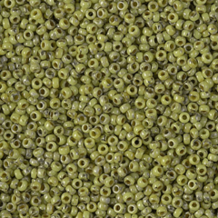 Miyuki Round 15/0 RG-4515 Chartreuse Picasso Kum Boncuk 5 g