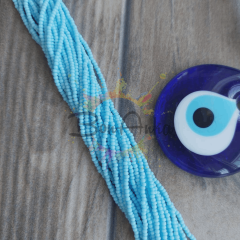 Preciosa 11/0 Dizi Kum Boncuk 03434 Açık Toz Mavi