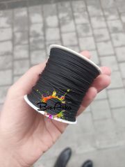 Paraşüt İpliği 1.0 mm Mat Siyah Renk 90 m