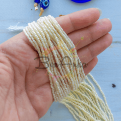 Preciosa 11/0 Dizi Kum Boncuk 47113 İnci Krem