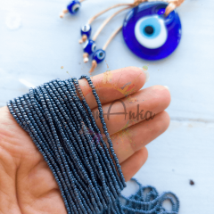 Preciosa 11/0 Dizi Kum Boncuk 49102 (050) Füme İRİS