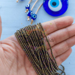 Preciosa 11/0 Dizi Kum Boncuk 59115 Kahverengi İRİS