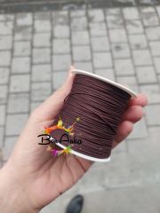 Paraşüt İpliği 1.0 mm Mat Koyu Kahverengi Renk 90 m