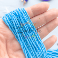 Preciosa 11/0 Dizi Kum Boncuk 63020 Açık Mavi