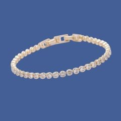 Zirkon Taşlı Vip Bileklik - 14K