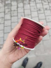 Paraşüt İpliği 1.0 mm Mat Bordo Renk 90 m