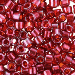 5 g No:029 Miyuki Delica 11/0 Boncuk DB0105 Şeffaf Kırmızı