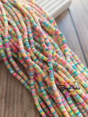 (1 Dizi) 4 mm Dizi Fimo Boncuk - 001