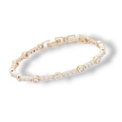 Sıralı Su Yolu Vip Bileklik - 14K