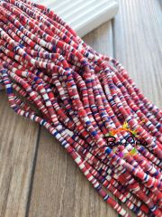 (1 Dizi) 4 mm Dizi Fimo Boncuk - 003