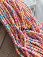 (1 Dizi) 4 mm Dizi Fimo Boncuk - 007