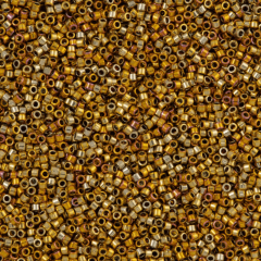 5 g No:161 Miyuki Delica 11/0 Boncuk DB0501 24 Ayar Altın Kaplama İRİS