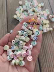 (25 Adet) Polimer Fimo Boncuk - 037