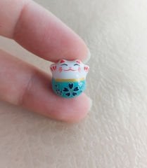 007 - Turkuaz Renk Şans Kedisi