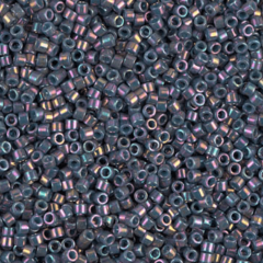 5 g No:270 Miyuki Delica 11/0 Boncuk DB0134 Opak Koyu Gri Altın Parlaklığı AB