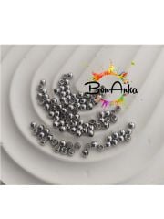 (10 Adet) 3 mm Beyaz Çelik Top Aparat