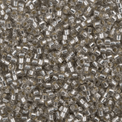 5 g No:372 Miyuki Delica 11/0 Boncuk DB1211 Gümüş Kaplamalı Açık Gri