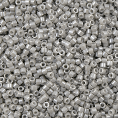 5 g No:387 Miyuki Delica 11/0 Boncuk DB1538 Opak Parlak Gri