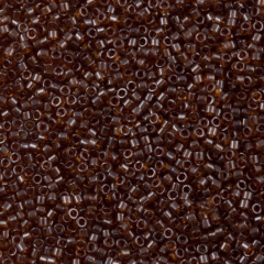 5 g No:411 Miyuki Delica 11/0 Boncuk DB1891 Şeffaf Kahverengi