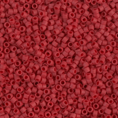 5 g No:466 Miyuki Delica 11/0 Boncuk DB0796 Mat Koyu Kırmızı
